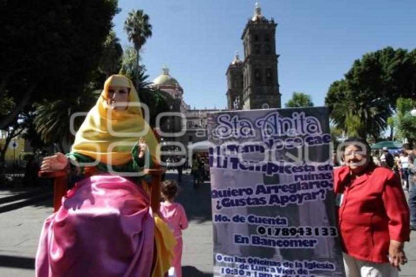 PIDEN DINERO PARA RESTAURAR TEMPLO