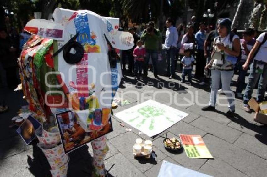 MANIFESTACIÓN DE LA MEDA POR LA BUENA ALIMENTACIÓN