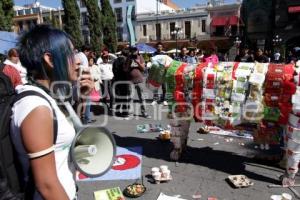 MANIFESTACIÓN DE LA MEDA POR LA BUENA ALIMENTACIÓN