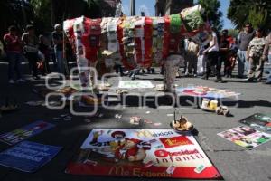 MANIFESTACIÓN DE LA MEDA POR LA BUENA ALIMENTACIÓN