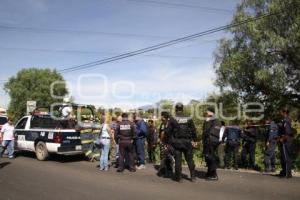 ENCUENTRAN CUERPO EMBOLSADO EN EL FONDO DE UNA BARRANCA