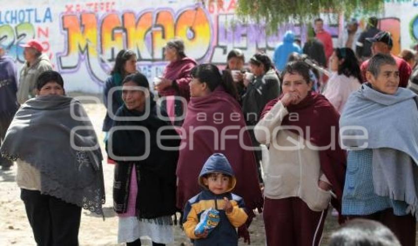 BAJAS TEMPERATURAS - PERSONAS ABRIGADAS