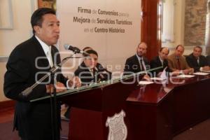 CONVENIO PARA FORTALECER TURISMO EN EL CENTRO HISTÓRICO