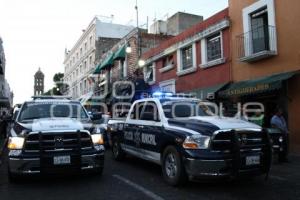 POLICIA MUNICIPAL Y PROTECCION CIVIL REALIZAN OPERATIVO EN LOS SAPOS