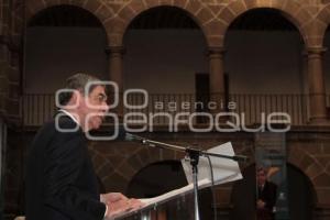 OSCAR ARIAS PREMIO NOBEL DE LA PAZ EN SAN PEDRO MUSEO DE ARTE