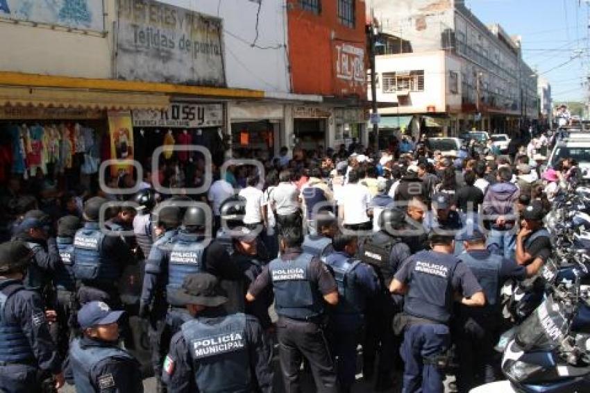 OPERATIVO DE NORMATIVIDAD PARA RETIRO DE COMERCIANTES INFORMALES