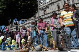 POBLANOS DISFRUTAN DEL CENTRO DE LA CIUDAD