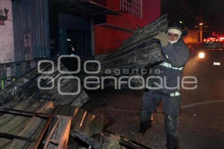 INCENDIO . 3 MUERTOS