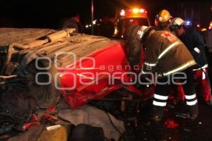 ACCIDENTE . VOLCADURA