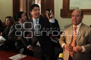 EDUARDO RIVERA SE REUNE CON DIPUTADOS DEL PRI