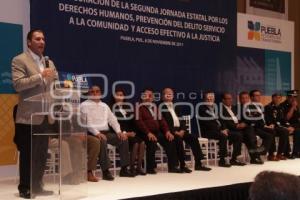 INAUGURAN SEGUNDA JORNADA ESTATAL POR LOS DERECHOS HUMANOS