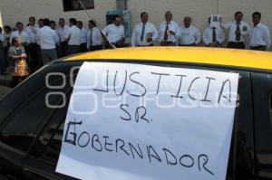 MANIFESTACIÓN DE TAXISTAS