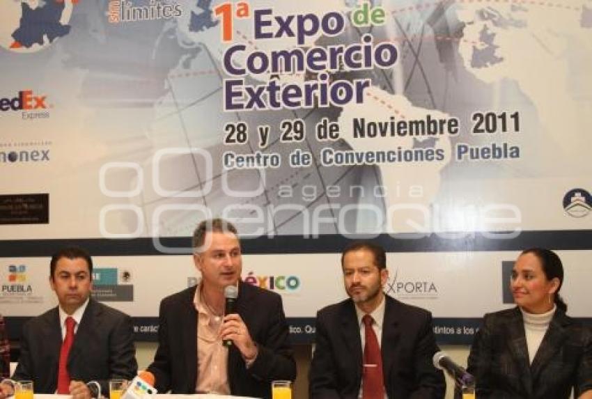 ANUNCIAN LA 1ER. EXPO COMERCIO EXTERIOR