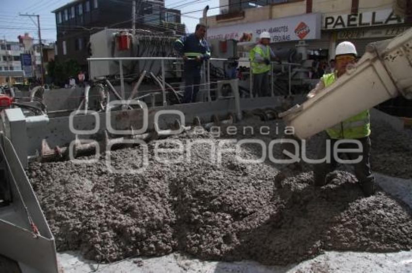 OBRAS 49 PONIENTE . CONCRETO HIDRÁULICO