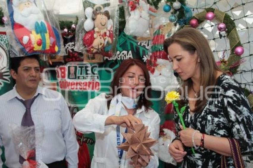 MARTHA ERICKA ALONSO DE MORENO VALLE INAUGURA BAZAR NAVIDEÑO