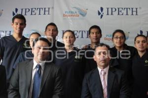 FIRMA DE CONVENIO ENTRE IPETH Y EL INSTITUTO POBLANO DEL DEPORTE