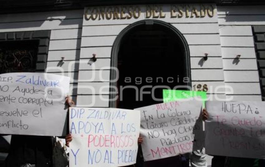 MANIFESTACION DE MUJERES DE SAN ANDRES CHOLULA