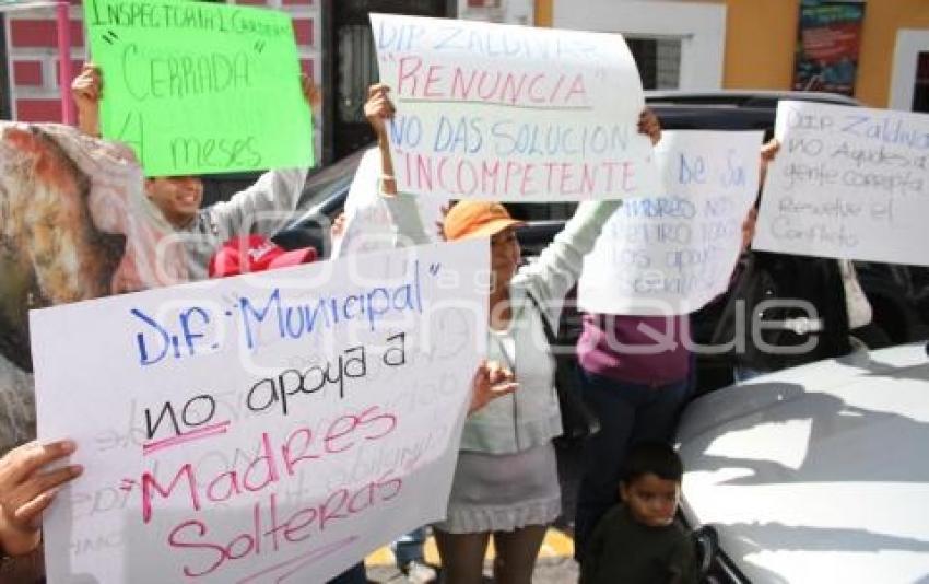 MANIFESTACION DE MUJERES DE SAN ANDRES CHOLULA