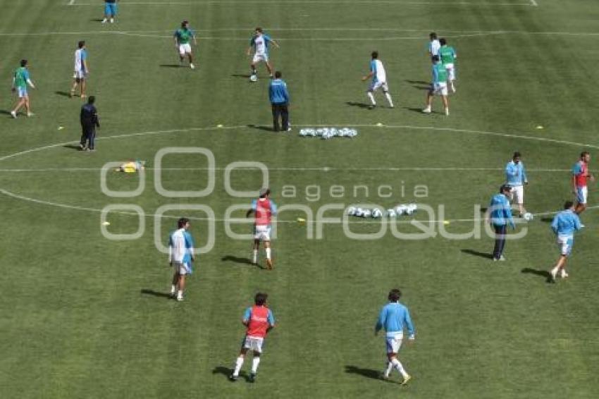 ENTRENAMIENTO DEL PUEBLA DE LA FRANJA.