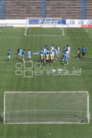 ENTRENAMIENTO DEL PUEBLA DE LA FRANJA.