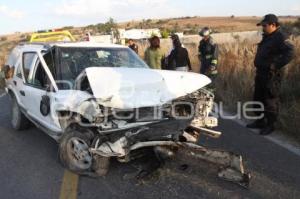 MUEREN DOS PERSONAS CARRETERA A TECALI