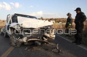 MUEREN DOS PERSONAS CARRETERA A TECALI