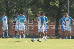 ENTRENAMIENTO DEL PUEBLA DE LA FRANJA EN EL DEPORTIVO LA NORIA.