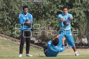 ENTRENAMIENTO DEL PUEBLA DE LA FRANJA EN EL DEPORTIVO LA NORIA.