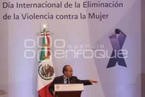 DIA INTERNACIONAL DE LA ELIMINACION DE LA VIOLENCIA CONTRA LA MUJER