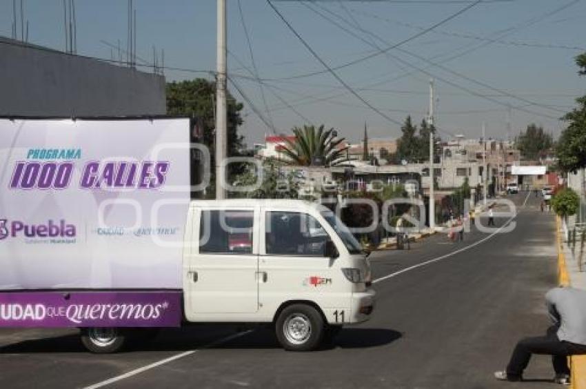 INAUGURACIÓN CALLES . 1000 CALLES