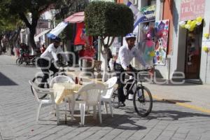 COMERCIO EN LAS CALLES POR CIERRE DE CIRCULACIÓN