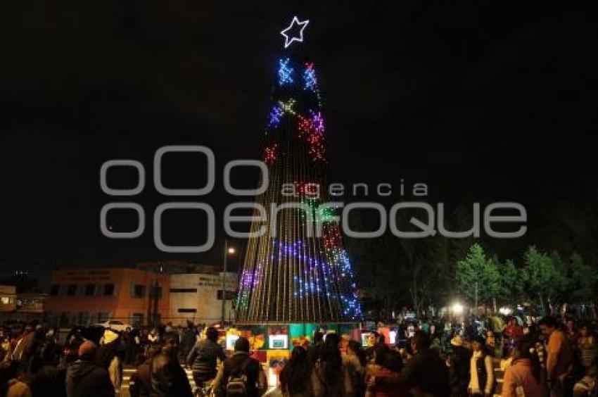 ENCENDIDO DE ÁRBOL NAVIDEÑO EN EL PARQUE ECOLÓGICO