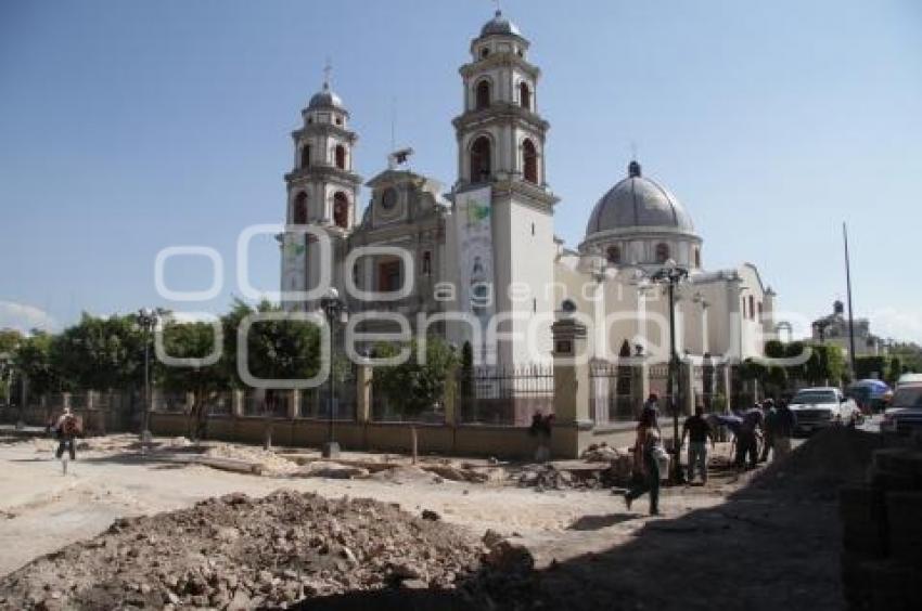 CONCRETO HIDRÁULICO EN CENTRO DE TEHUACÁN