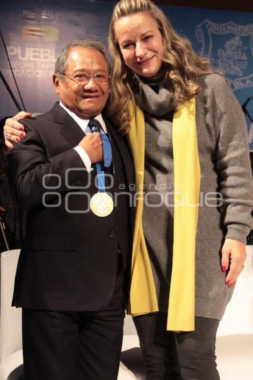 ARMANDO MANZANERO, RECTOR EMERITO DEL CONSERVATORIO DE PUEBLA