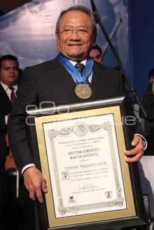 ARMANDO MANZANERO, RECTOR EMERITO DEL CONSERVATORIO DE PUEBLA