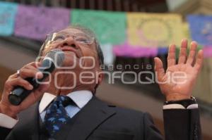 ARMANDO MANZANERO, RECTOR EMERITO DEL CONVERVATORIO DE PUEBLA.