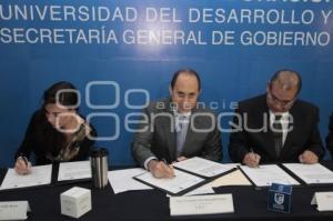 CONVENIO - UNIDES - SECRETARIA GENERAL DE GOBIERNO