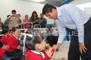 EDUARDO RIVERA INAUGURA REMODELACIÓN DE PREESCOLAR 3 CERRITOS.