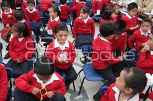 EDUARDO RIVERA INAUGURA REMODELACIÓN DE PREESCOLAR 3 CERRITOS.