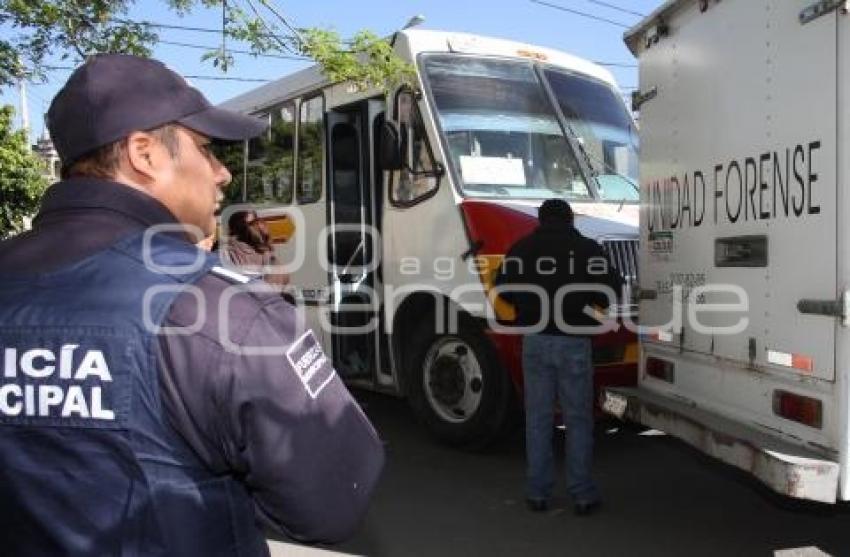 MUERE HOMBRE EN ASALTO A TRANSPORTE PUBLICO