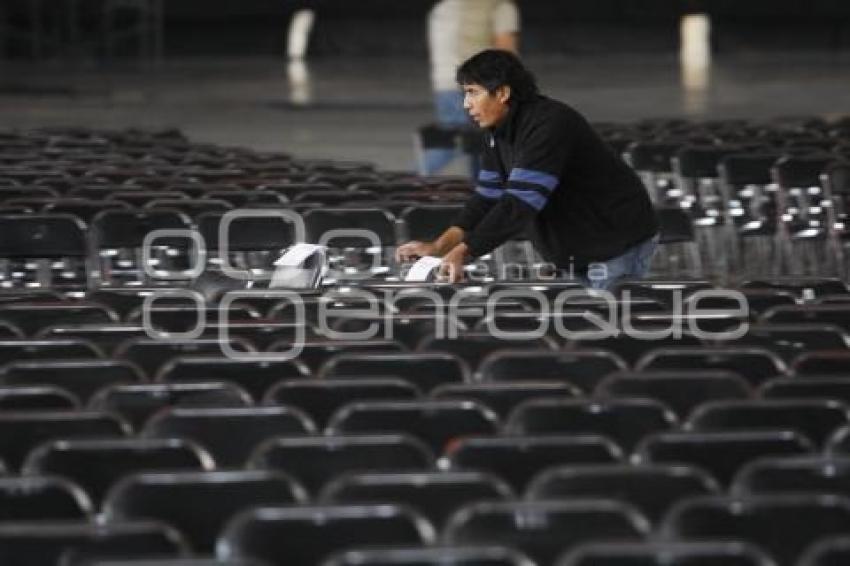 PREPARATIVOS PARA CONCIERTO DE CAMILA Y REIK