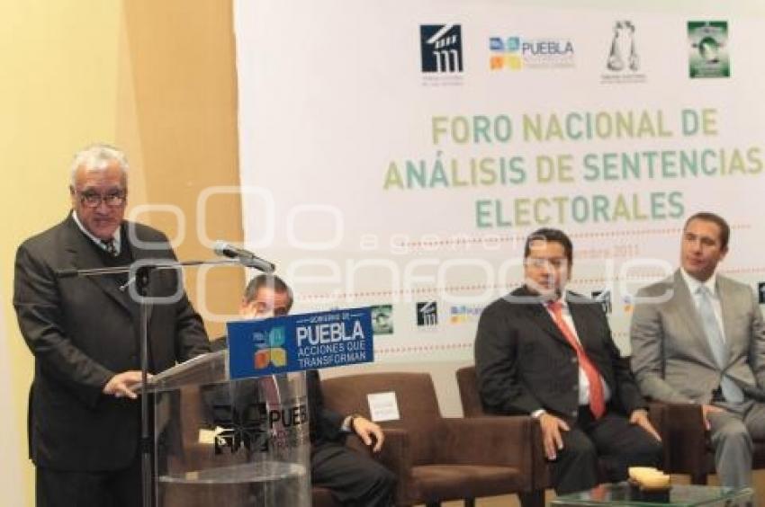 FORO NACIONAL DE ANALISIS DE SENTENCIAS ELECTORALES.