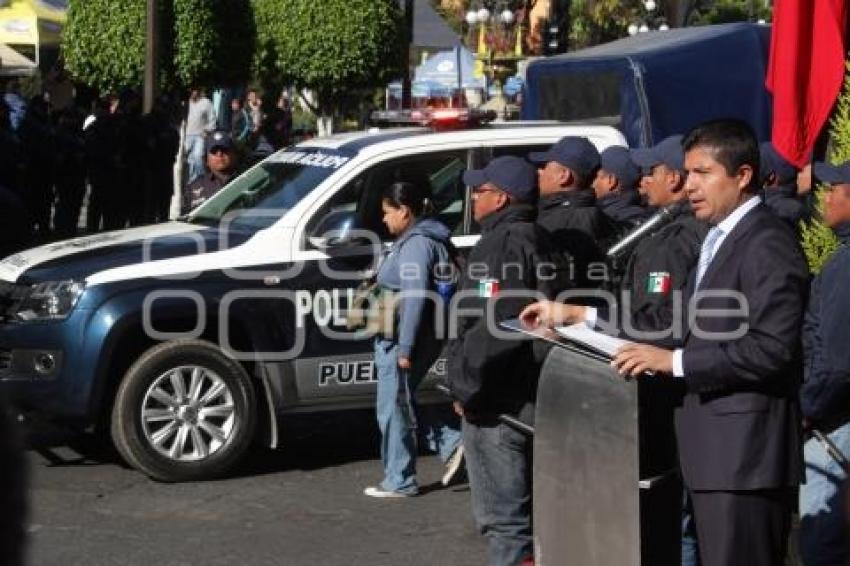 ENTREGA DE PATRULLAS A POLICÍA MUNICIPAL