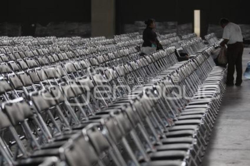 PREPARATIVOS PARA CONCIERTO DE CAMILA Y REIK