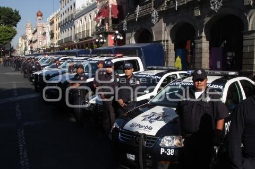 ENTREGA DE PATRULLAS A POLICÍA MUNICIPAL