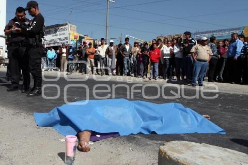 MUERE MUJER ATROPELLADA EN LA PROLONGACION DE LA 24 SUR