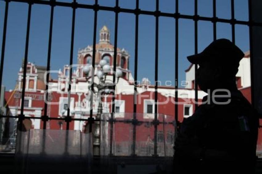 OPERATIVO DE REORDENAMIENTO DE AMBULANTES EN EL CENTRO HISTORICO.