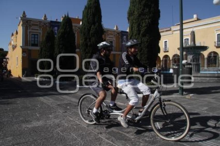 PASEO A CIEGAS . GRAN VÍA RECORRE PUEBLA