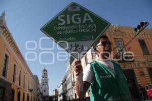 PASEO A CIEGAS . GRAN VÍA RECORRE PUEBLA