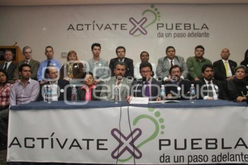 ACTÍVATE POR PUEBLA PROPONE 12 PUNTOS EN TRANSPARENCIA